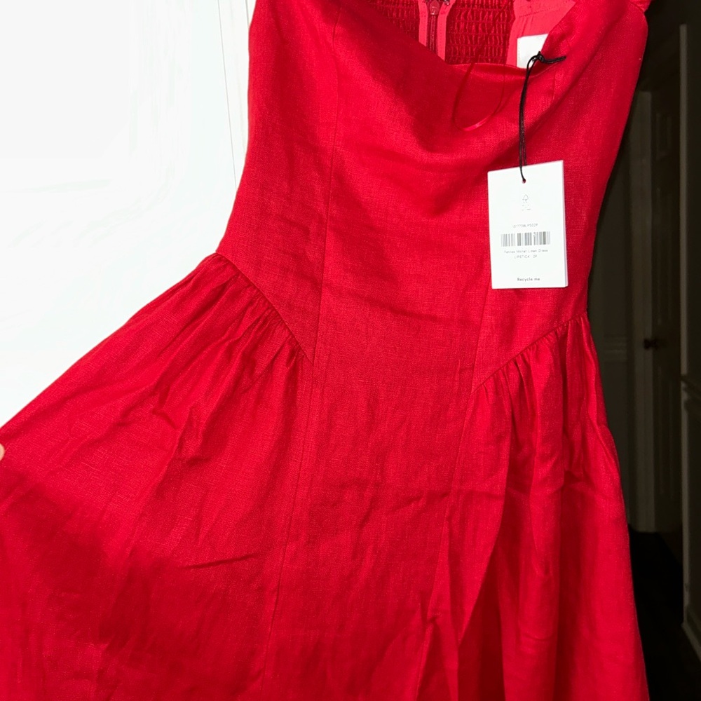 Reformation Petites Monet Linen Dress - Picture 8 of 15